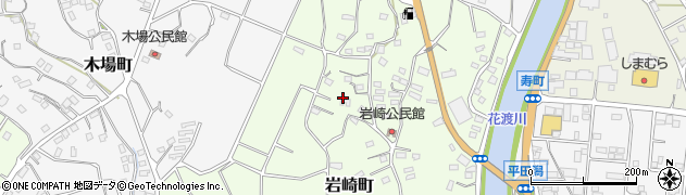 鹿児島県枕崎市岩崎町周辺の地図