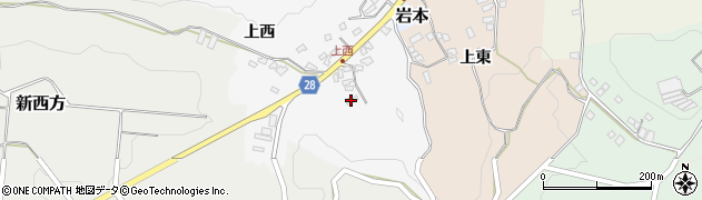 鹿児島県指宿市上西545周辺の地図