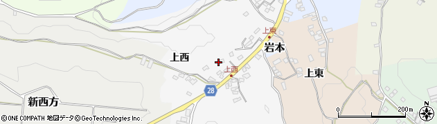 鹿児島県指宿市上西587周辺の地図