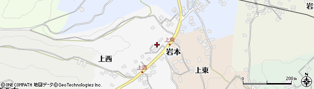鹿児島県指宿市上西594周辺の地図
