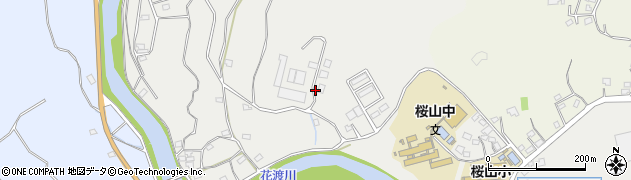 鹿児島県枕崎市桜山町周辺の地図