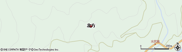 鹿児島県肝付町（肝属郡）北方周辺の地図