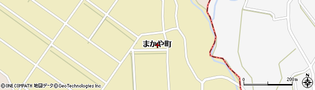 鹿児島県枕崎市まかや町周辺の地図