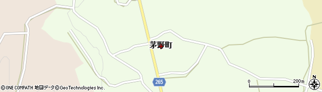鹿児島県枕崎市茅野町周辺の地図