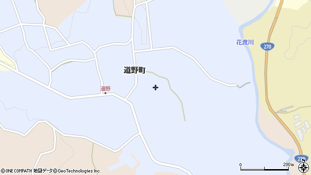〒898-0072 鹿児島県枕崎市道野町の地図