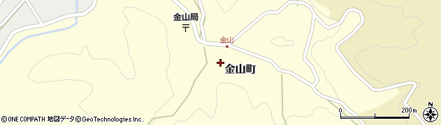 鹿児島県枕崎市金山町周辺の地図