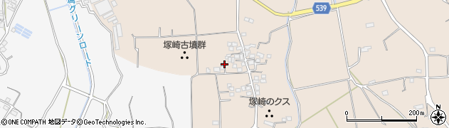 鹿児島県肝属郡肝付町野崎2204周辺の地図