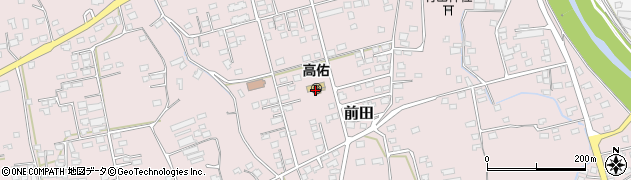 高佑保育園周辺の地図