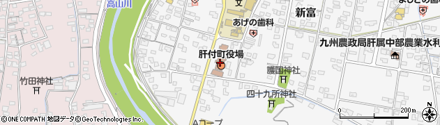 肝付町役場　議会事務局周辺の地図