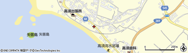 鹿児島県鹿屋市高須町1043周辺の地図