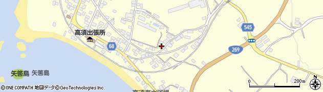 鹿児島県鹿屋市高須町1114周辺の地図