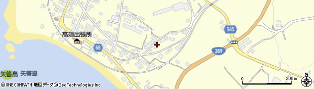 鹿児島県鹿屋市高須町1129周辺の地図