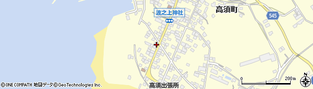 鹿児島県鹿屋市高須町1601周辺の地図