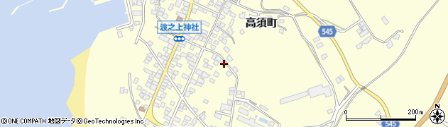 鹿児島県鹿屋市高須町1379周辺の地図