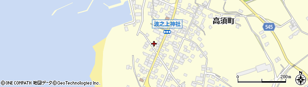 鹿児島県鹿屋市高須町1585周辺の地図