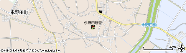 永野田観音周辺の地図