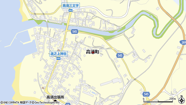 〒893-0054 鹿児島県鹿屋市高須町の地図
