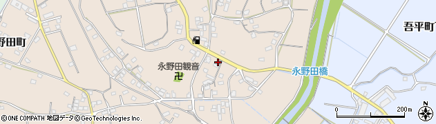 鹿屋永野田郵便局 ＡＴＭ周辺の地図