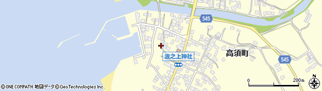 鹿児島県鹿屋市高須町1711周辺の地図