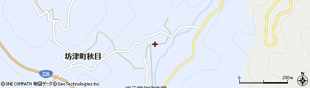 鹿児島県南さつま市坊津町秋目742周辺の地図