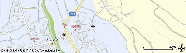 鹿児島県南九州市川辺町高田477周辺の地図