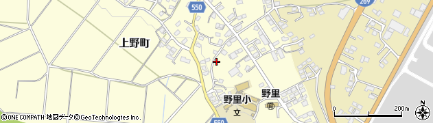 鹿児島県鹿屋市上野町4765周辺の地図