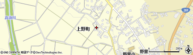 鹿児島県鹿屋市上野町4174周辺の地図
