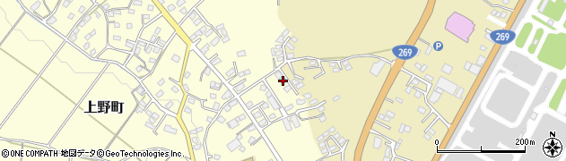 鹿児島県鹿屋市上野町4793周辺の地図