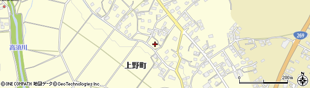 鹿児島県鹿屋市上野町4749周辺の地図