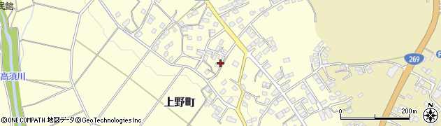 鹿児島県鹿屋市上野町4748周辺の地図