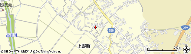 鹿児島県鹿屋市上野町4745周辺の地図