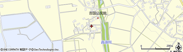 鹿児島県鹿屋市上野町519周辺の地図
