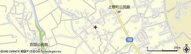 鹿児島県鹿屋市上野町4696周辺の地図