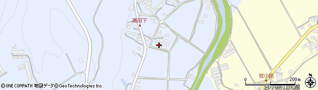 鹿児島県南九州市川辺町高田3758周辺の地図