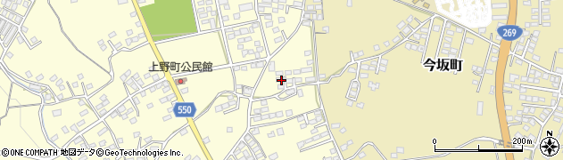 鹿児島県鹿屋市上野町4877周辺の地図