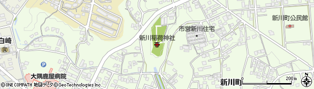 新川稲荷神社周辺の地図