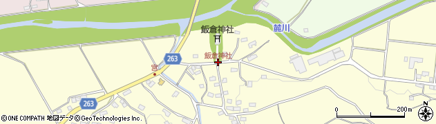 飯倉神社周辺の地図