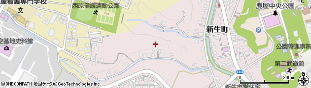 鹿児島県鹿屋市新生町周辺の地図