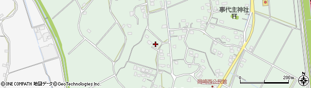 鹿児島県鹿屋市串良町岡崎3314周辺の地図