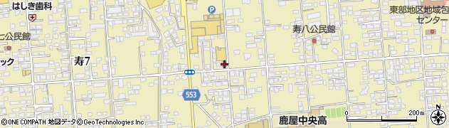 鹿屋寿八郵便局 ＡＴＭ周辺の地図