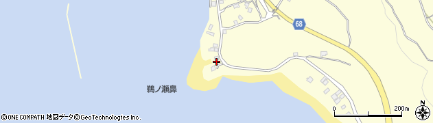 鹿児島県鹿屋市船間町1088周辺の地図