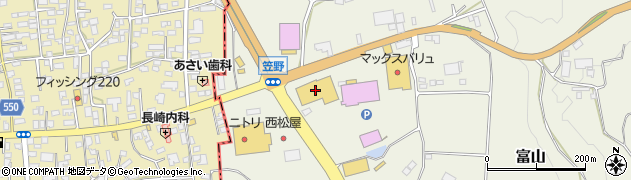 エディオン鹿屋店周辺の地図