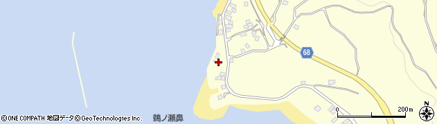 鹿児島県鹿屋市船間町1077周辺の地図