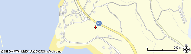鹿児島県鹿屋市船間町周辺の地図