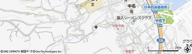 鹿児島県鹿児島市喜入中名町周辺の地図