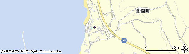 鹿児島県鹿屋市船間町1032周辺の地図