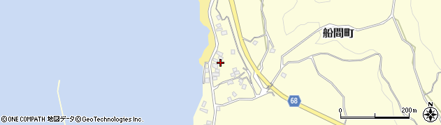 鹿児島県鹿屋市船間町1013周辺の地図