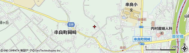 鹿児島県鹿屋市串良町岡崎2442周辺の地図