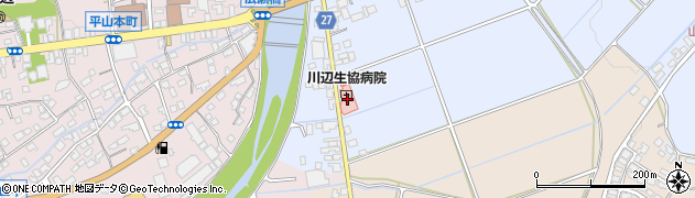 川辺生協病院周辺の地図