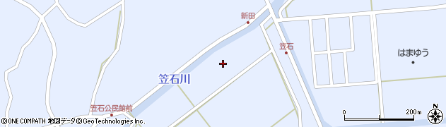 笠石川周辺の地図